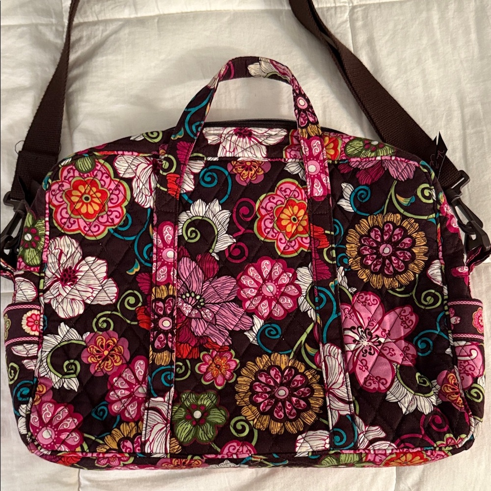 Vera Bradley Floral Laptop Bag - Picture 4 of 4